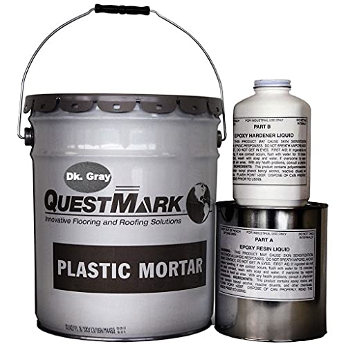 2124 Low Temperature Epoxy Concrete Floor Patch, 5 Gallon, Dark Gray by QuestMark