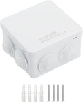 ABS Plastic Dustproof Water Resistant IP55 Junction Box Universal Electrical by LeMotech