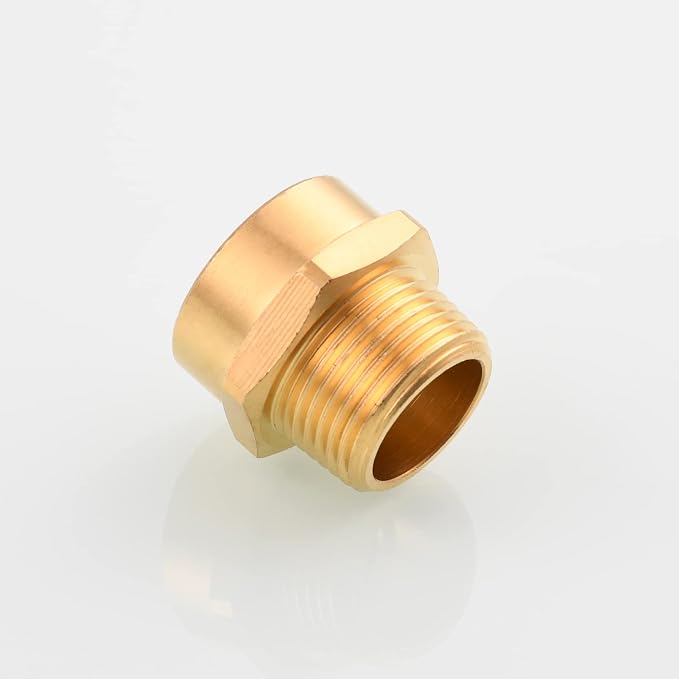 Brass Garden Hose Adapter G 3/4" Female to 3/4" NPT Male Connector Pipe Fitting - Image 8