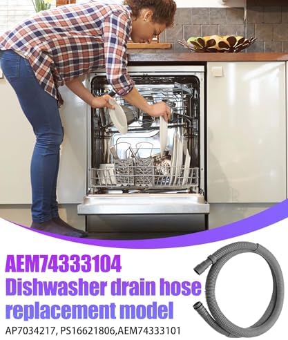 AEM74333104 AEM74333101 AP7034217 PS16621806 Dishwasher Drain Hose - Image 4