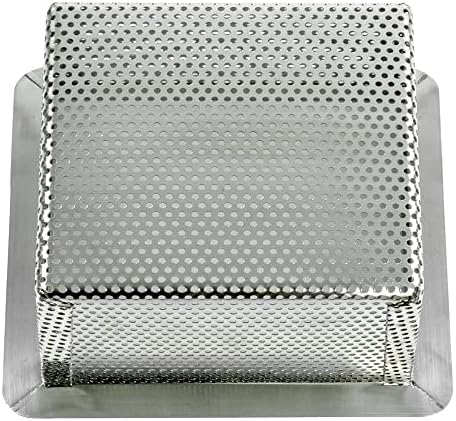 GSW Stainless Steel Floor Sink Drain Basket Strainer 10”W x 10”L x 5”H - Image 2