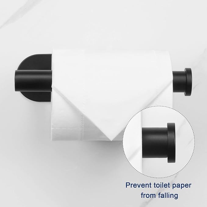 NearMoon Toilet Paper Holder Self Adhesive, Premium Thicken SUS304 Stainless - Image 6