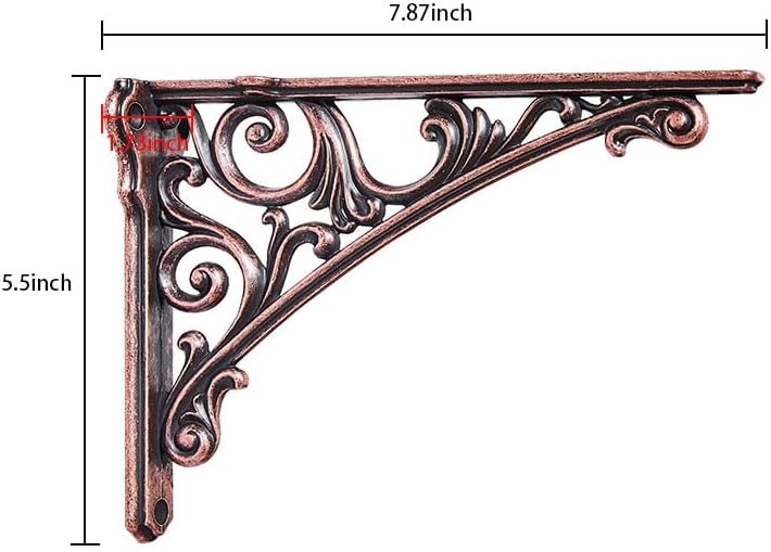 Khtumeware Shelf Bracket 8 Inch, Decorative Brackets - Image 2