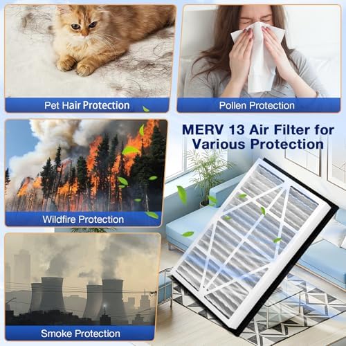 2Pack 16x20x3 MERV13 air Filter Replacement - Image 6