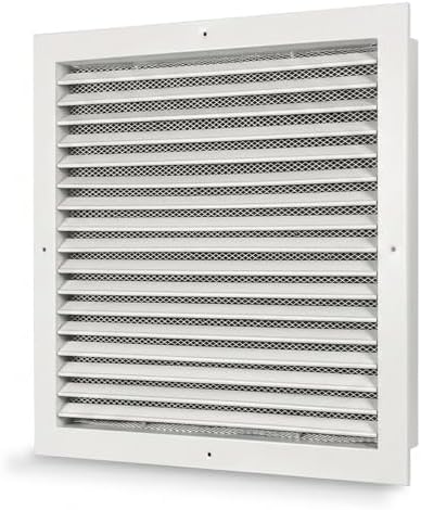 Byson Aluminum Return Air Grille Fixed Louvre White Powder Coating by Byson