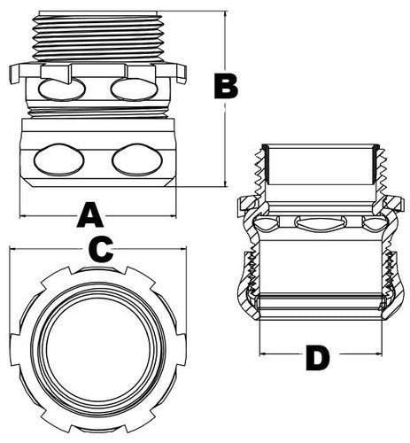 Morris Products 14947 EMT Compression Connector - Image 2
