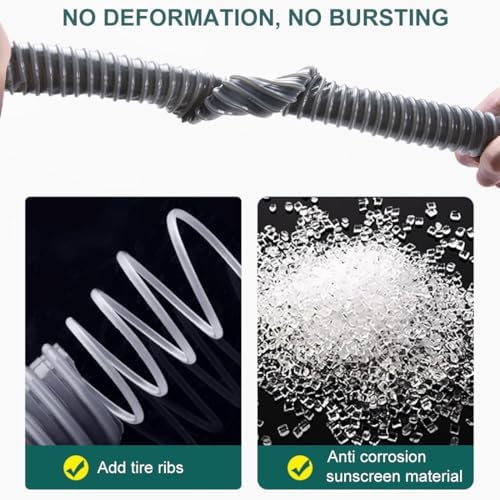 5ft Washing Machine 90 ° Right Angle Drain Hose - Image 4