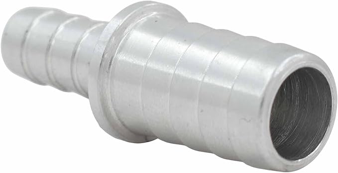 ICT Billet 1/2" to 5/16" Inch Hose Barb Splice Coupler Repair Connector Fitting - Image 4