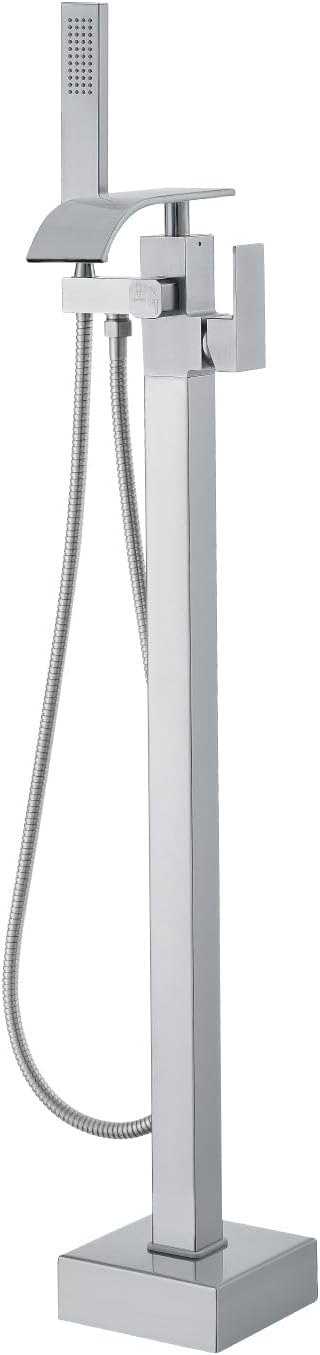 VEVOR Freestanding Bathtub Faucet, Floor Mount, Freestanding Tub Filler by VEVOR
