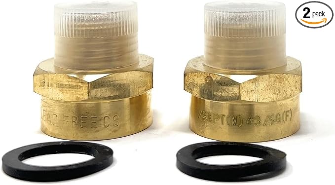 G Thread Female to NPT Thread Male Pipe Fitting Adapter by CascadaShowers
