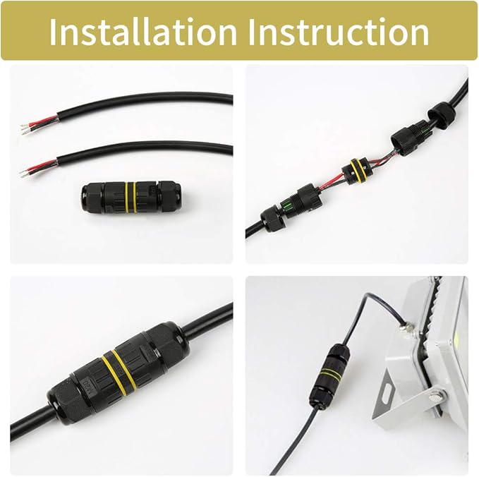 3 Pole Wire Connector Waterproof IP68 External Electrical Junction Box - Image 5