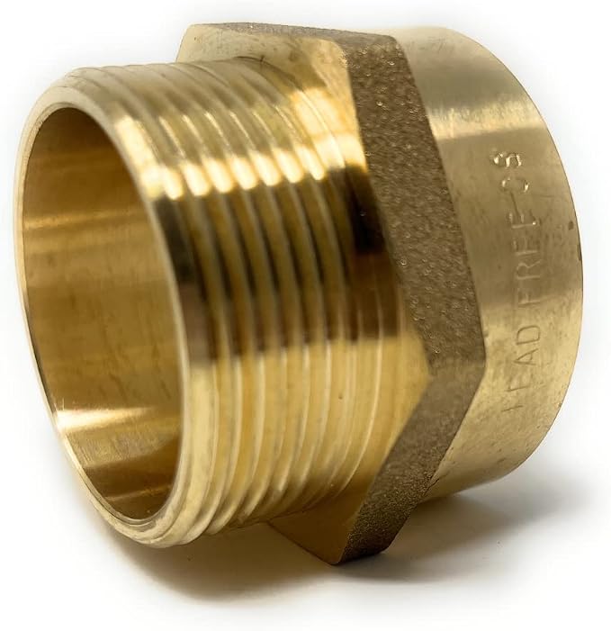 Cascada Lead-Free Brass Adapter, G Thread British BSPP Male to NPT Female) - Image 5