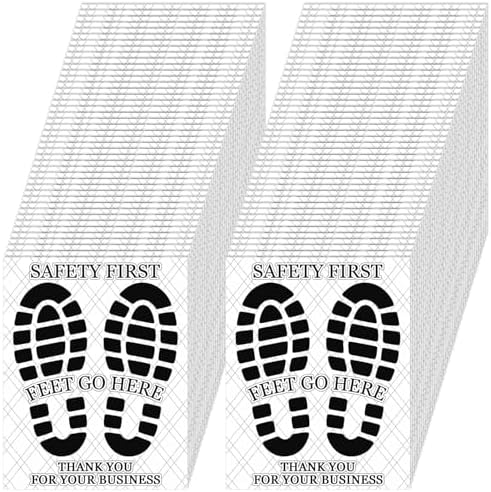 White Car Paper Floor Mats 200PCS Disposable Car Floor Fats by LAIAMER