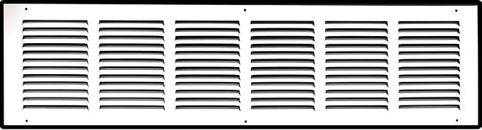 30"W x 8"H Steel Return Air Grille, Air Return Vent Cover - Image 5