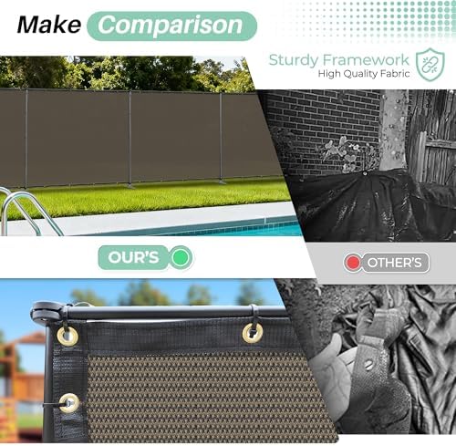 SunnyRoyal 6' x 68' Privacy Fence Screen Panel - Image 7