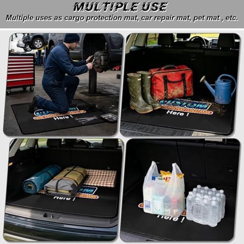 ELEQIN Custom Personalized Car Trunk Mat, Add Your Own Photo Non Slip Backing - Image 3