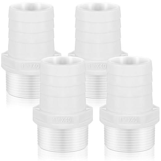 2 Pcs Pool PVC Tube Fitting Barbed Hose Fittings Adapter | Hose Fittings - Image 7