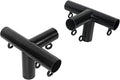 Luwint 2PCS 4-Way Flat Canopy Fittings, 1-3/8 Inch Metal Connectors by Luwint