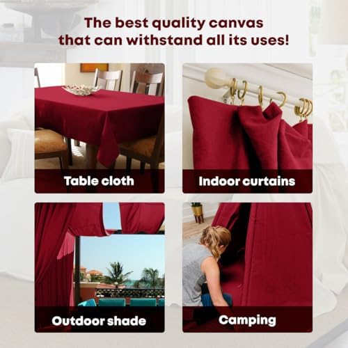 Canvas Drop Cloth for Painting 4x5 feet Pack of 1-8oz Painters Drop Cloths for - Image 4
