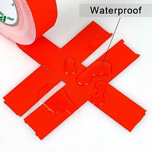 BOMEI PACK Red Gaffer Tape, Matte Non-Reflective, 1inch x 30yds No Residue Hand - Image 5