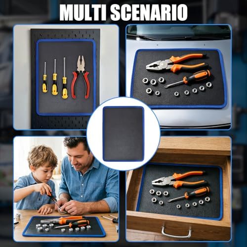 Magnetic Tool Mat for Mechanics, Flexible Magnetic Tool Holder - Image 7