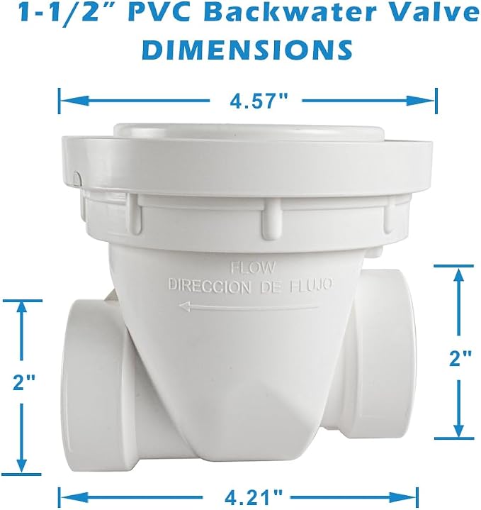PVC Backwater Valve - Image 2