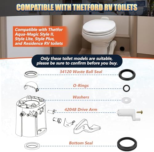 RV Toilet Seal Kit - Image 2