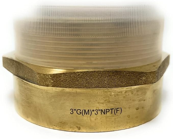Cascada Lead-Free Brass Adapter, G Thread British BSPP Male to NPT Female |) - Image 9