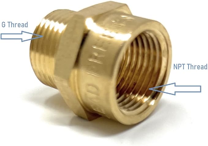 G Thread Male to NPT Female Adapter | Lead-Free)) - Image 2