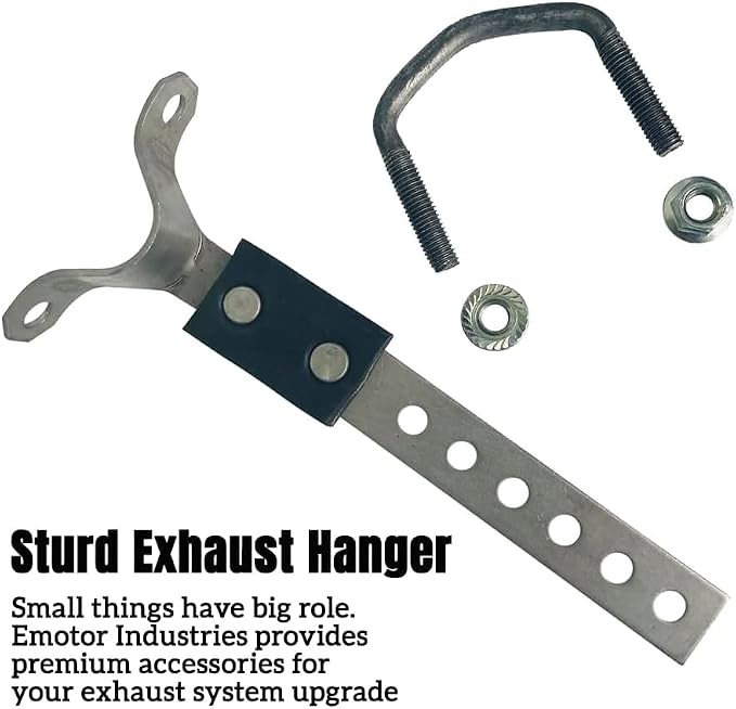 Heavy Duty Tailpipe Exhaust Hangers Flexible Swivel Exhaust Bracket - Image 5