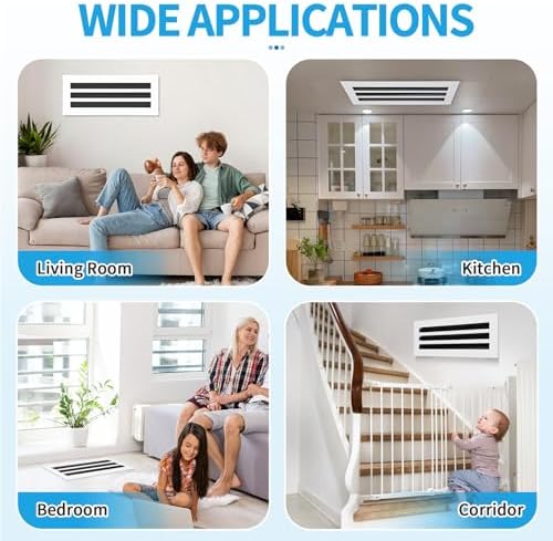 18x6 Modern AC Vent Cover, Decorative Air Vent Register Grille - Image 6