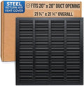 Fits 20x20 Duct Opening | Steel Return Air Grille by Handua | Vent Cover Grill by Handua
