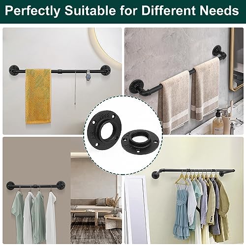 Industrial Pipe Floor Flange, Heavy Duty Malleable Iron Pipe Fittings, Wall - Image 4