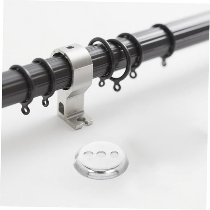 Cabilock 6pcs Stainless Steel Towel Bar Mounting Hardware and Toilet Roll - Image 7