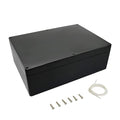 ABS Plastic Electrical Project Case Power Junction Box, Project Box Black 10.4" by LeMotech