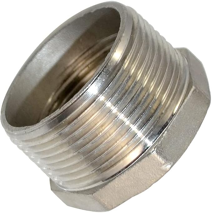 1-1/2" Male NPT to 1-1/4" Female NPT Female Reducing/Reducer Bushing Pipe - Image 5