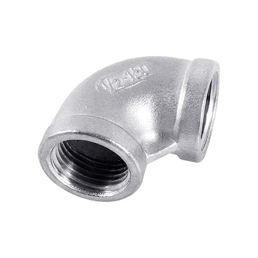 Stainless Steel 304 Cast Pipe Fitting, 3/4" to 3/4" Female to Female NPT - Image 3
