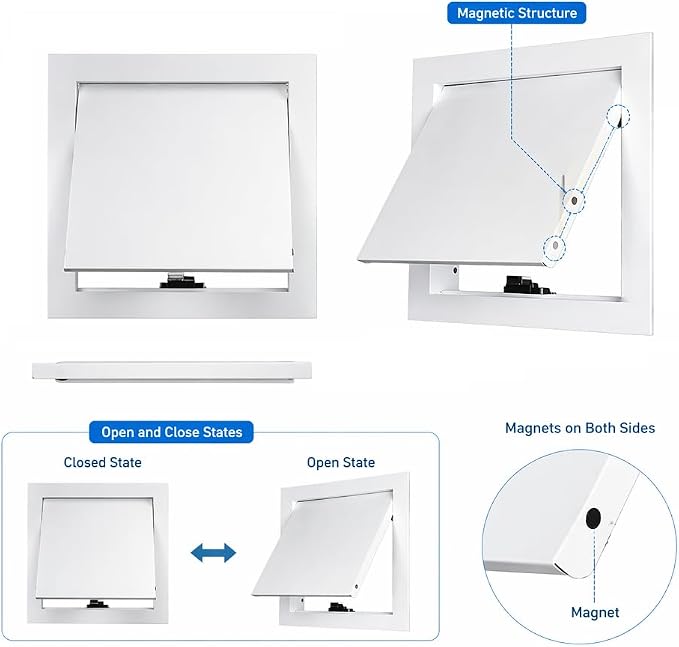 14" x 14" Aluminum Access Panel Door, Easy Open Access Door - Image 4