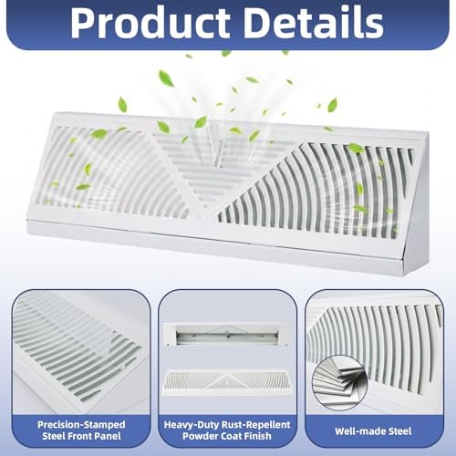 2Pk 15 inch Baseboard Register Vent - Image 3