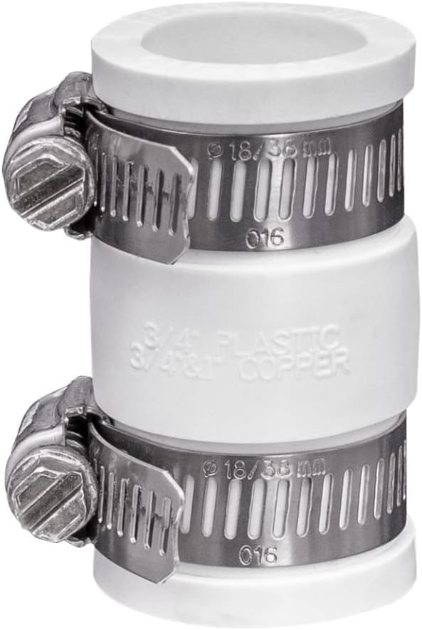 Fernco 1056-075 3/4-in. Flexible PVC Condensate Pipe Coupling by FerncoInc