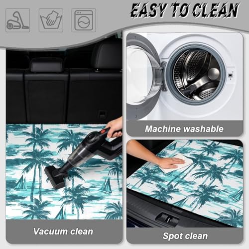 Teal Palm Pet Friendly Trunk Mat 29"x39" - Image 5