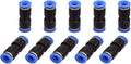 SNS 3/8" Tube OD Plastic Straight Union Pipe Tube Fitting Straight Pneumatic by SNS