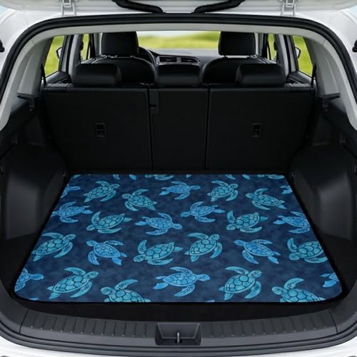 ELEQIN Car Trunk Mat for SUV Sedan Truck All Weather Cargo Liner Trunk by ELEQIN