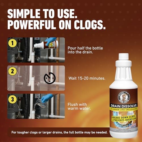 HVAC Guys Drain Dissolve | AC Drain Line Cleaner & Unclogger | Heat Generating - Image 6