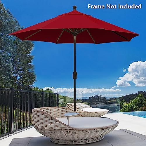 EliteShade USA 10FT Patio Umbrella Replacement Covers 8 Ribs Market Umbrella - Image 2