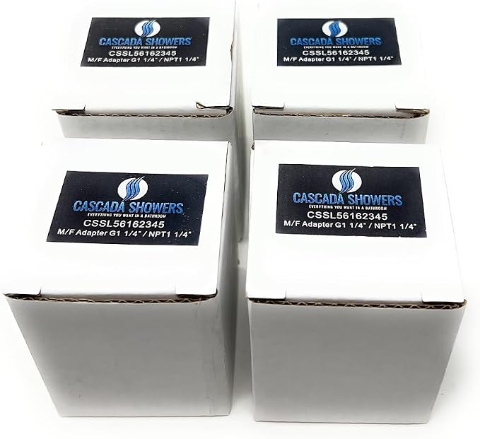 Cascada Lead-Free 1 1/4" G Thread Male to NPT Female Adapter | G Thread Male to - Image 6