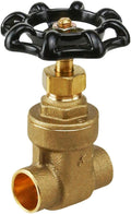 Midline Valve 427D334 Gate Valve, 1-1/2 in. Sweat Connection, Cast Brass by MidlineValve