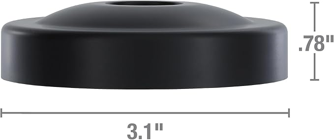 Danco 12009 Shower Arm Stabilizer Bracket and Flange Cover, 3.1 Inch, Matte - Image 4