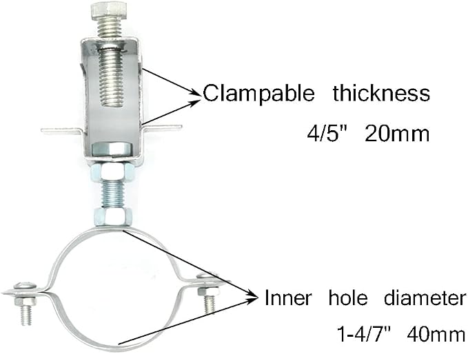 Conduit Hanger with Beam Clamp & Pipe Support Bracket - Image 2