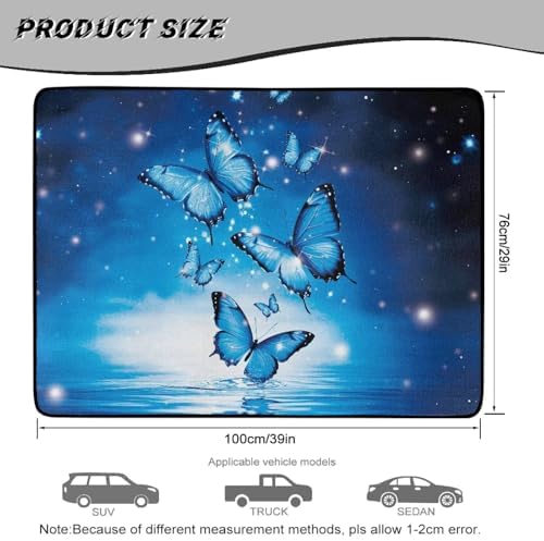 ELEQIN Blue Butterfly, Cargo Mats - Image 7